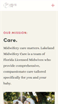 Mobile Screenshot of lakelandmidwiferycare.com