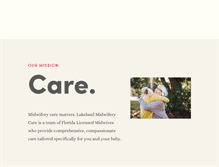 Tablet Screenshot of lakelandmidwiferycare.com